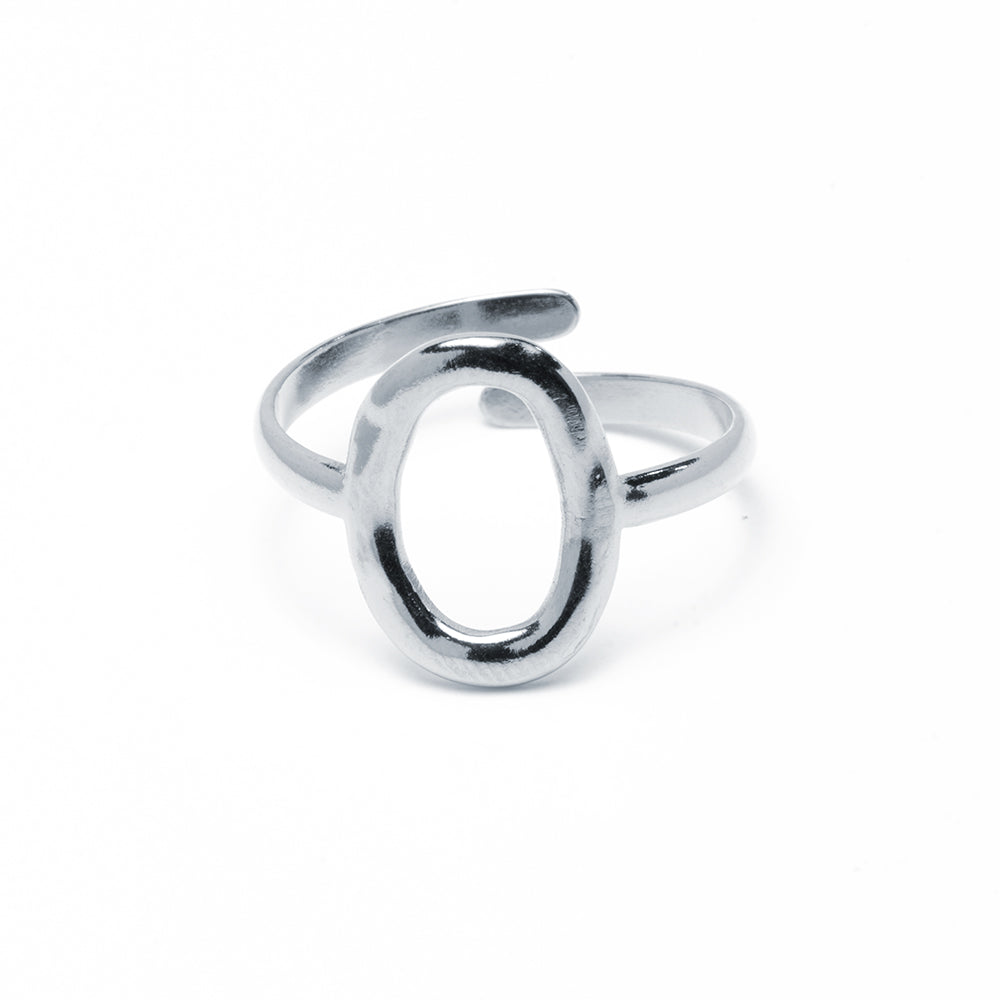 Anillo Ovalistic Ajustable Acero