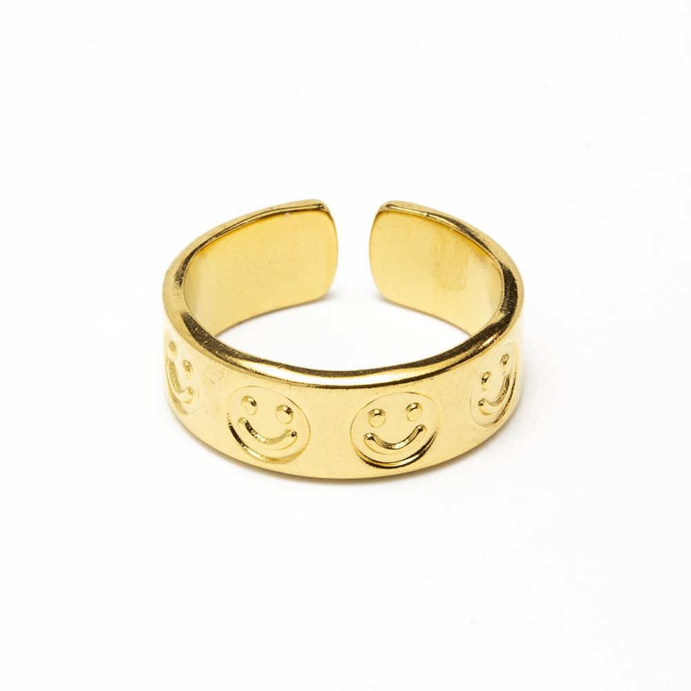 Anillo Smile Ajustable Acero