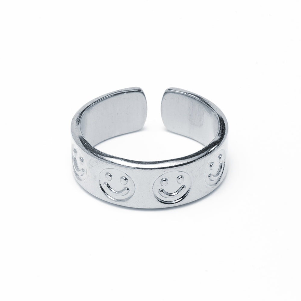 Anillo Smile Ajustable Acero