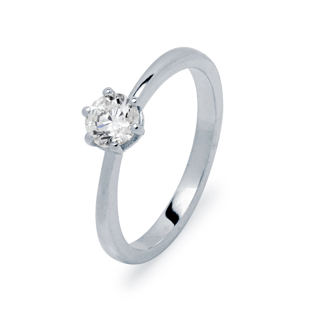 Solitario Love Diamante 0.50ct Platino