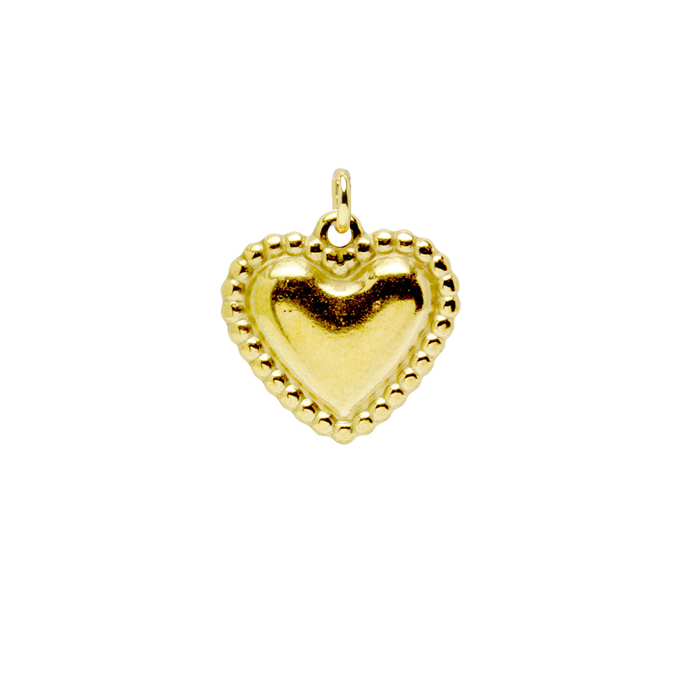 Charm Corazón Rustico Acero