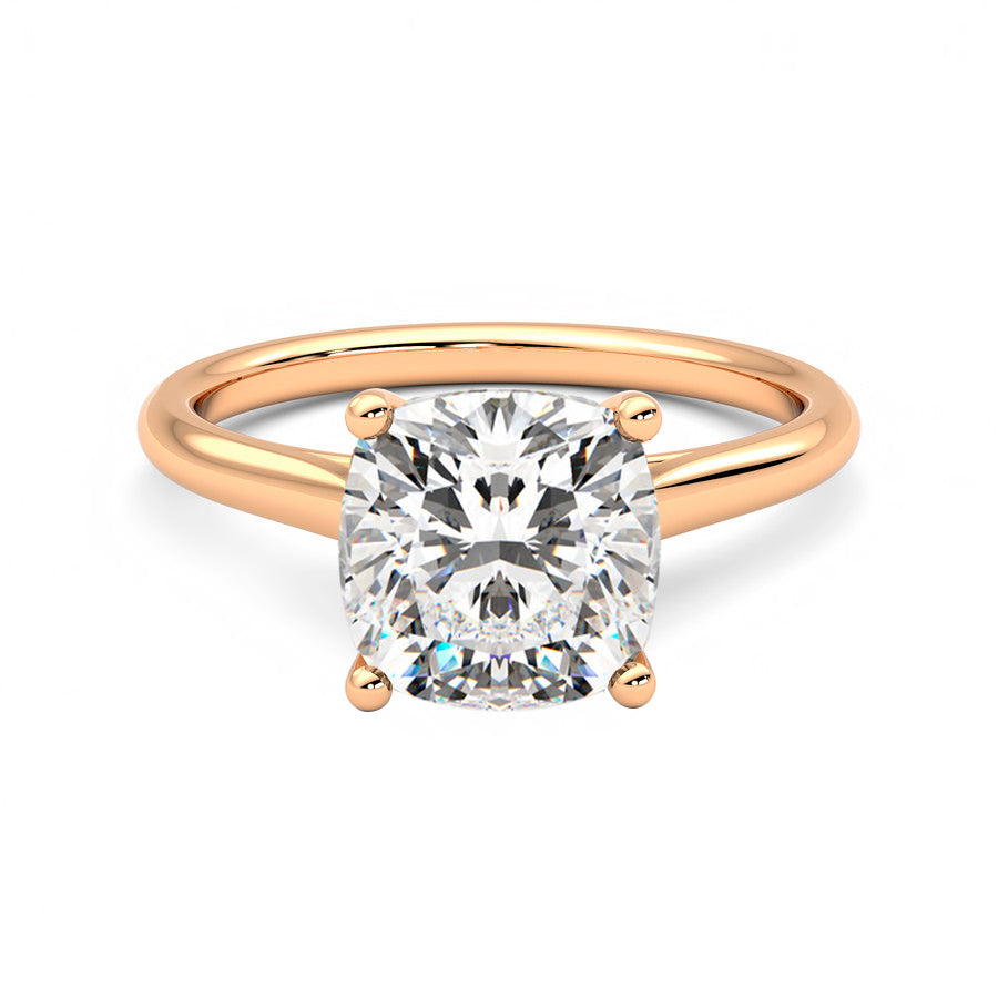 Anillo Brilliant Diamante y Oro Rosa 18k