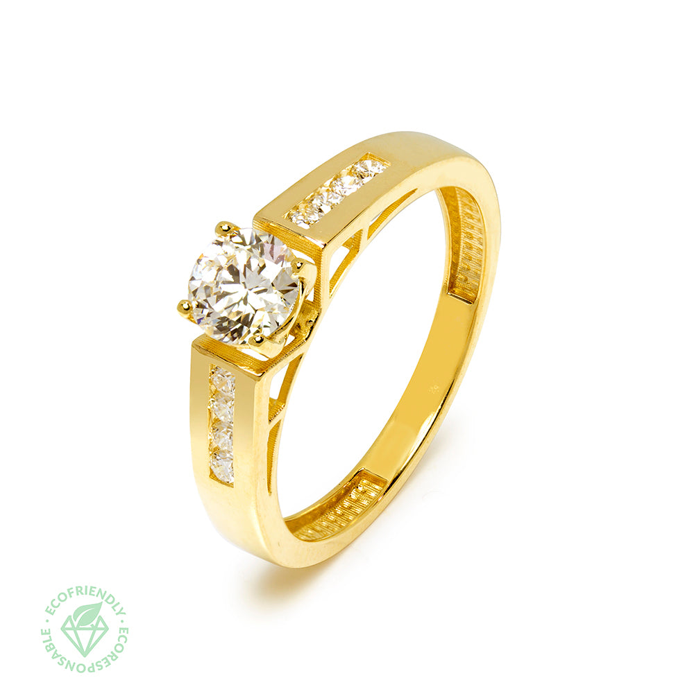 Anillo Diamantes Amore 0,65ct. Oro