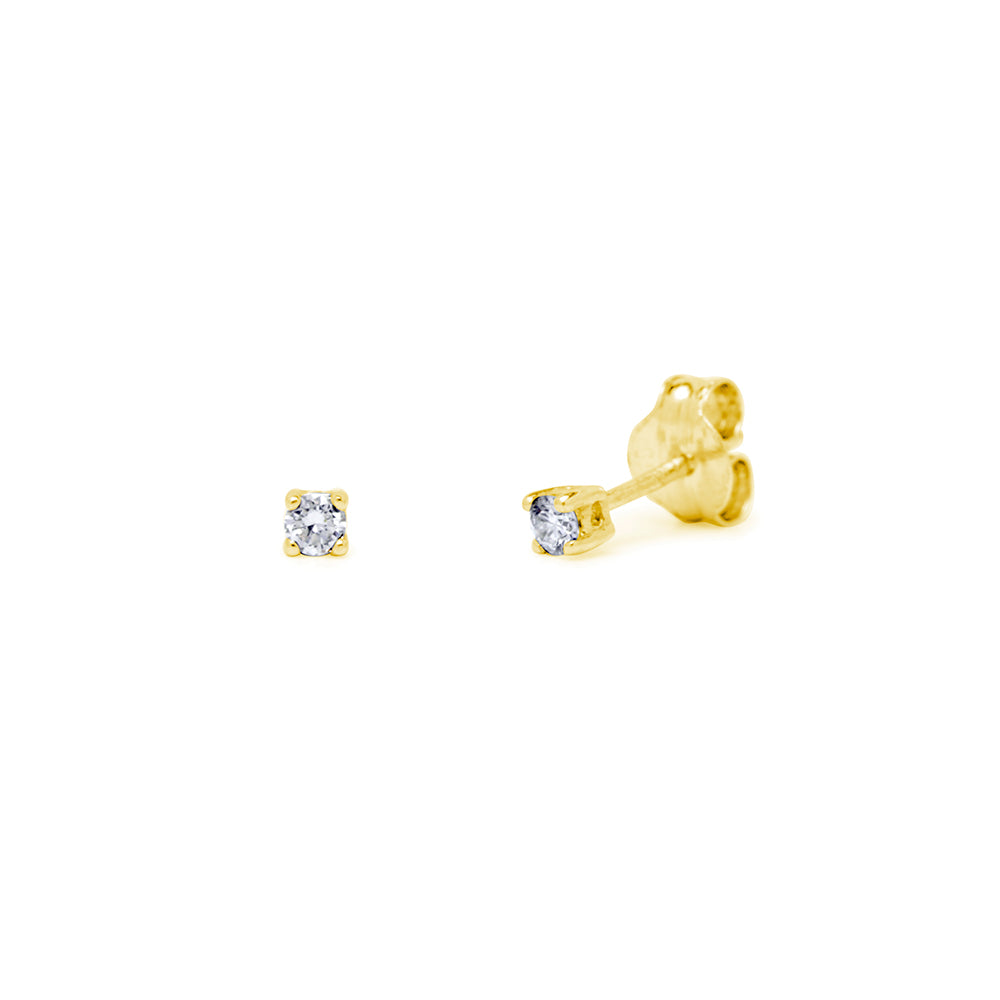 Pendientes Diamantes 0,2ct. en oro