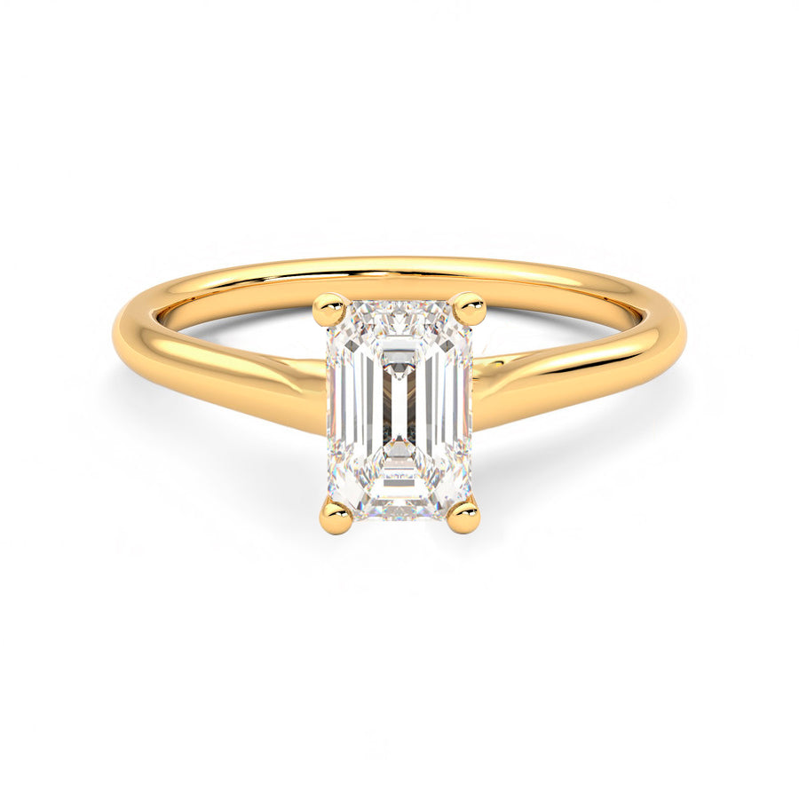 Anillo Eclat Diamante y Oro 18k