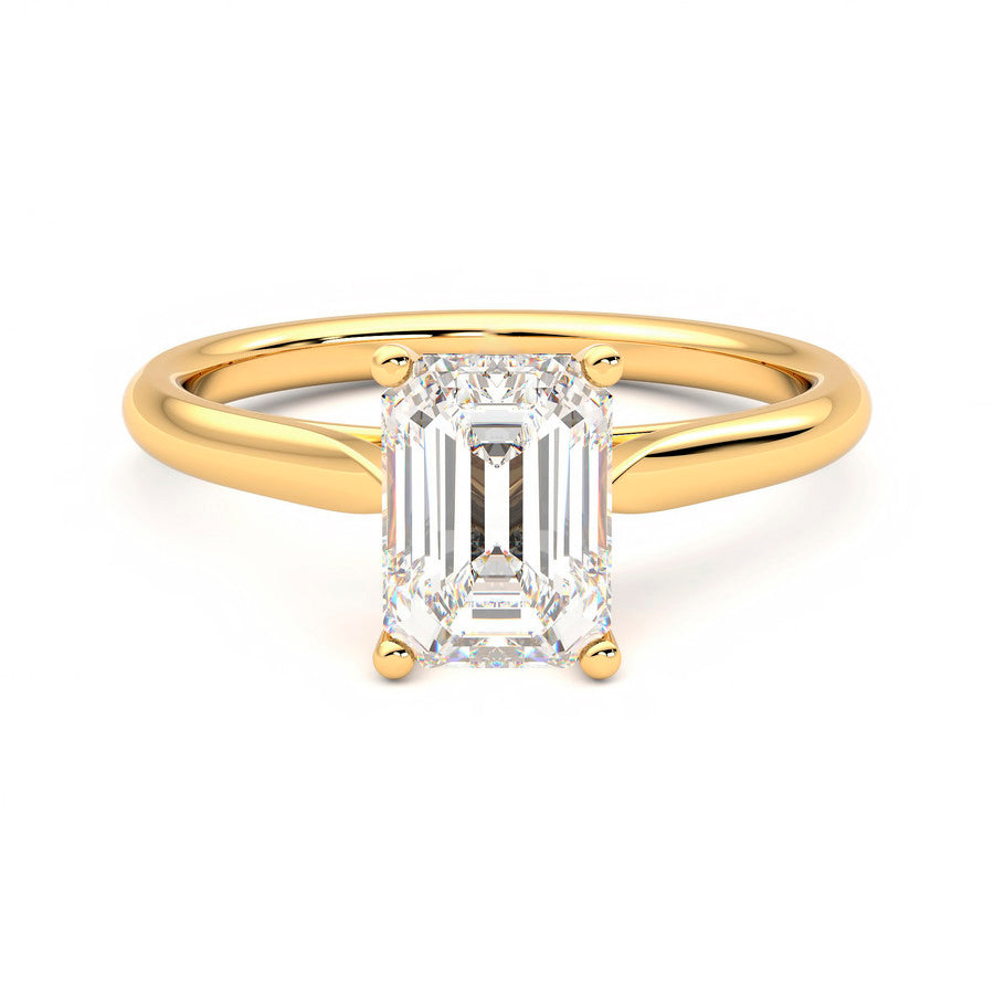 Anillo Eclat Diamante y Oro 18k