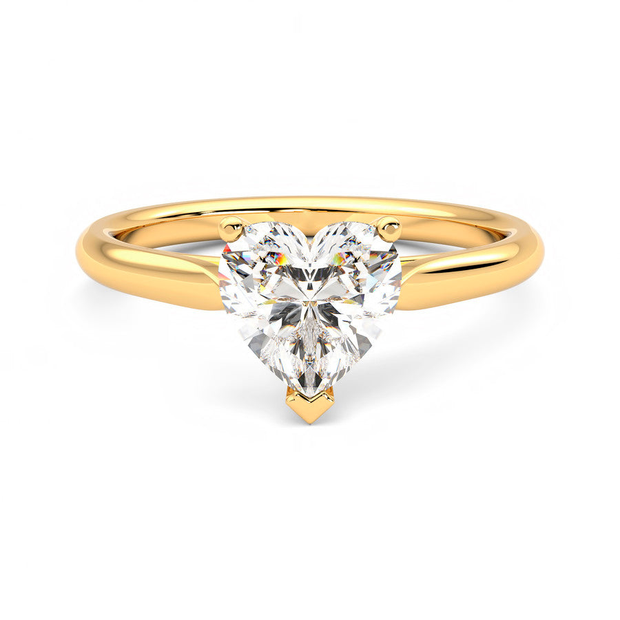 Anillo Princess Diamante y Oro 18k