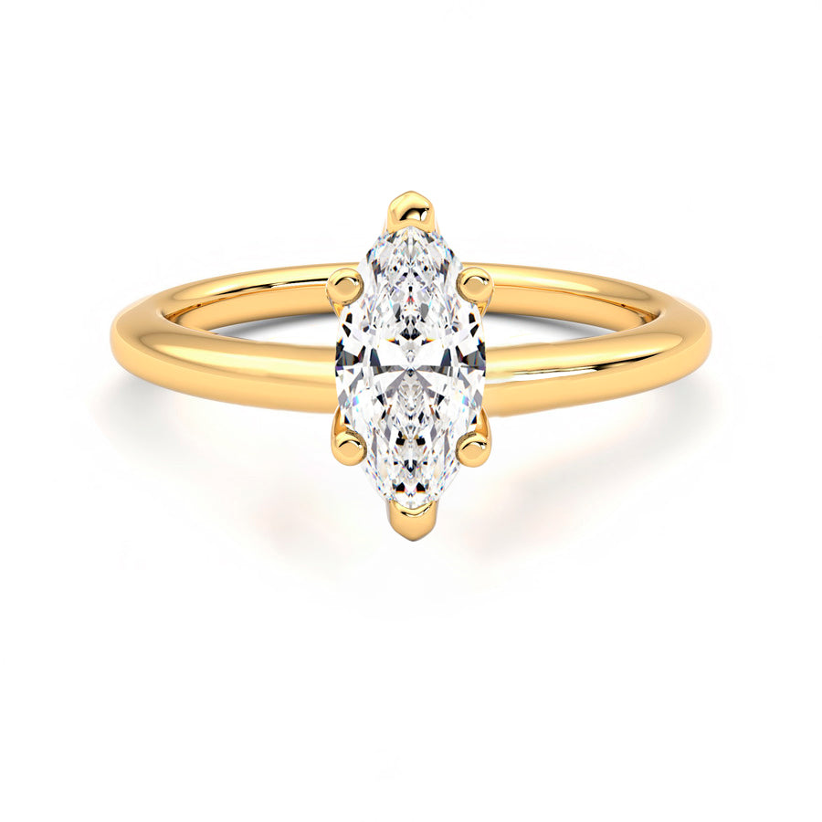 Anillo Eclat Diamante y Oro 18k