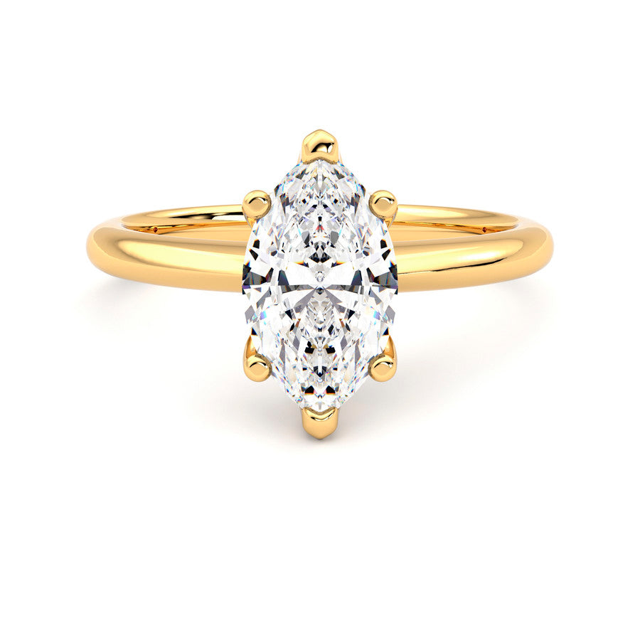 Anillo Eclat Diamante y Oro 18k