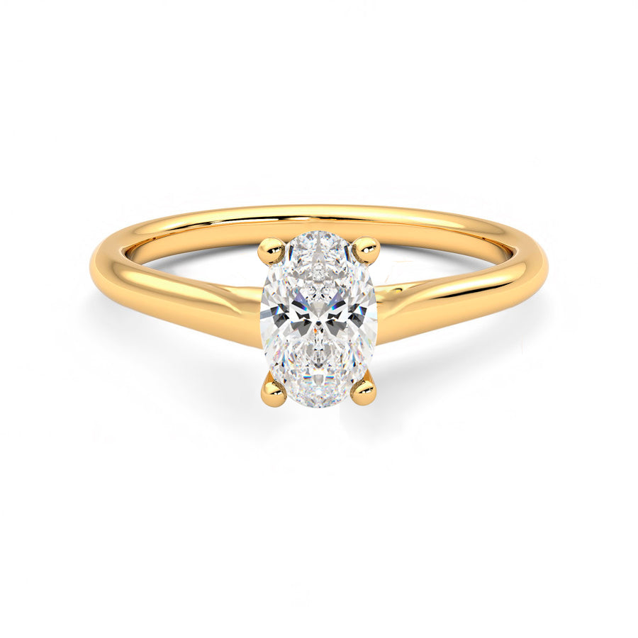 Anillo Lumiere Diamante y Oro 18k