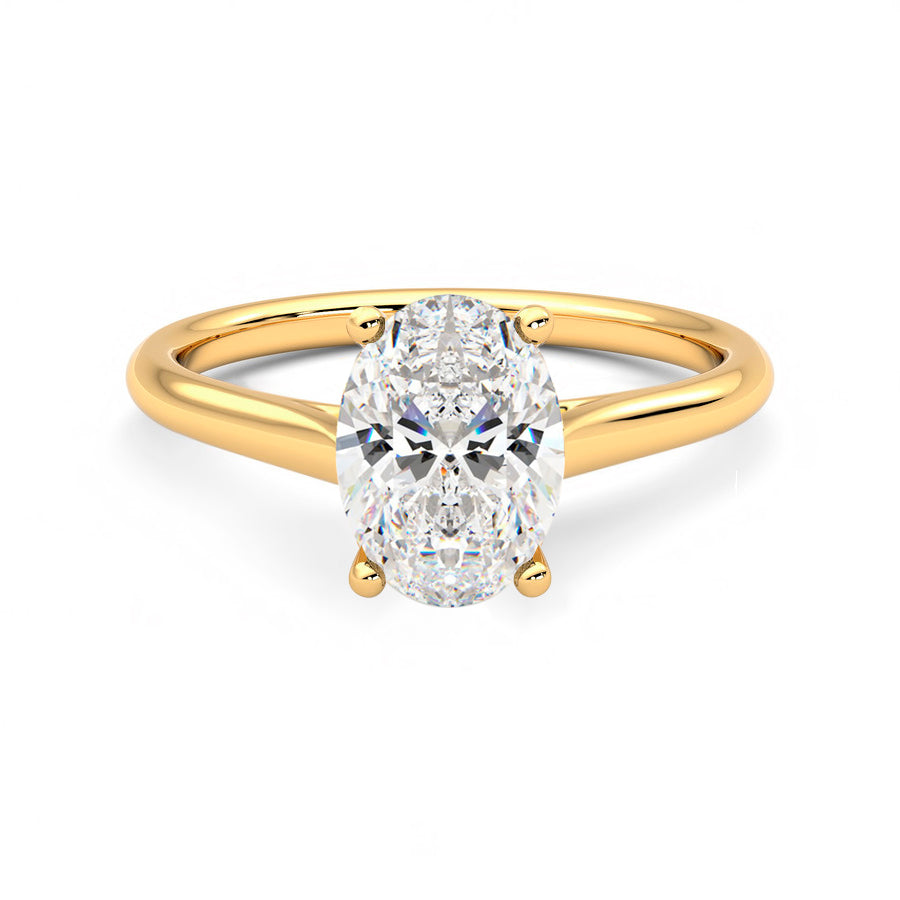 Anillo Eclat Diamante y Oro 18k