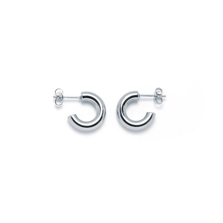 Pendientes Aro PRESION 12mm Acero