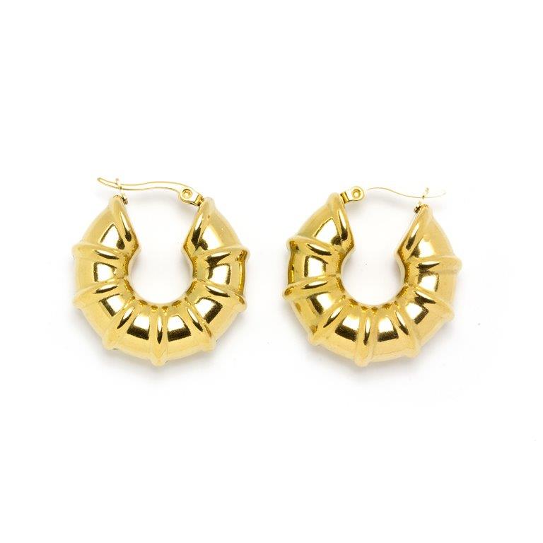 Pendientes Twinkles 25X30mm Acero