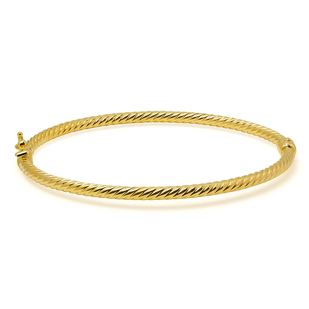 Pulsera Esclava Rizada Oro