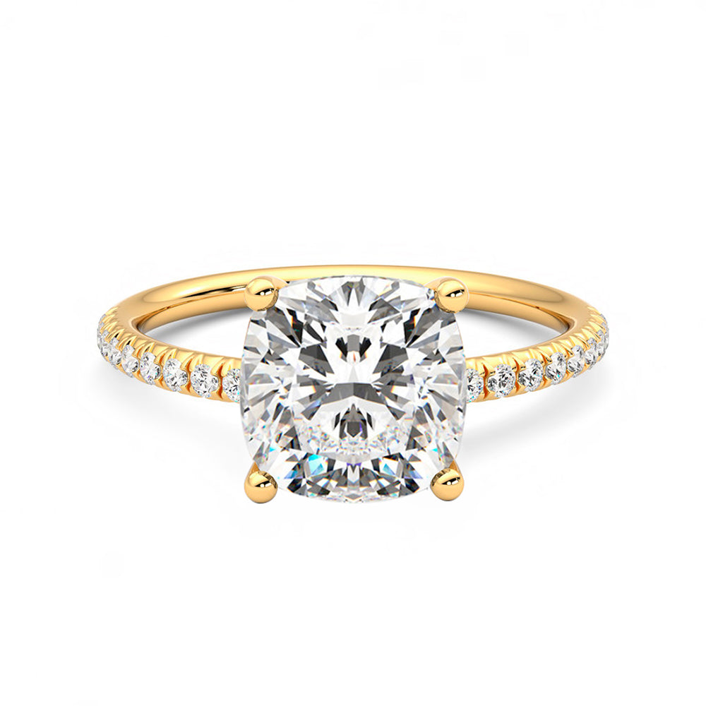 Anillo Radiance Pavé Diamante y Oro 18k