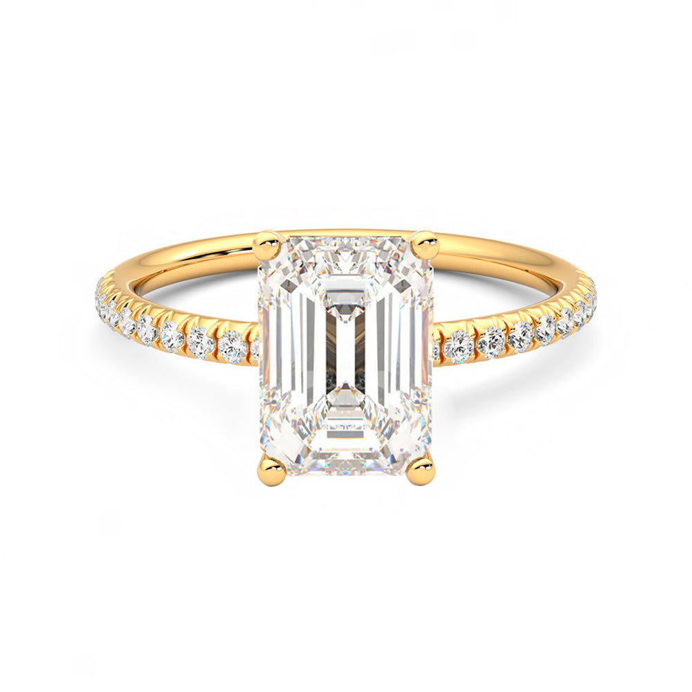 Anillo Brilliant Pavé Diamante y Oro 18k