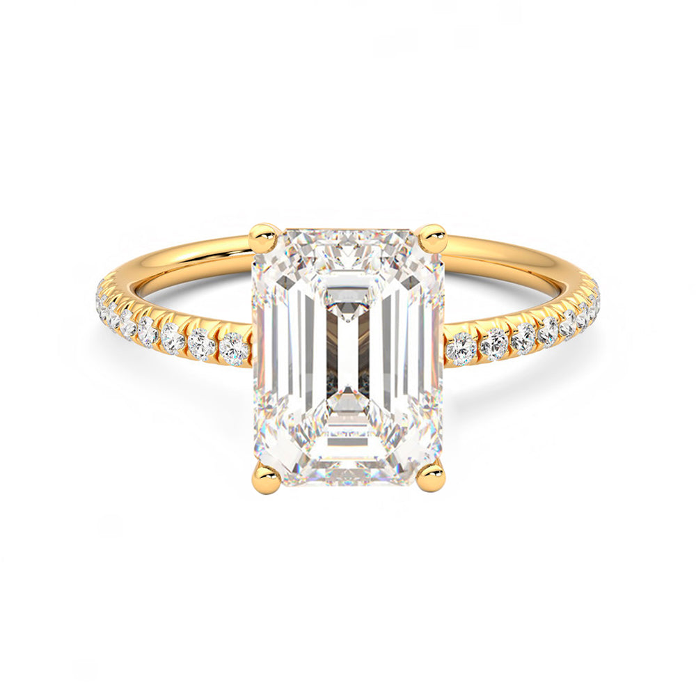 Anillo Radiance Pavé Diamante y Oro 18k