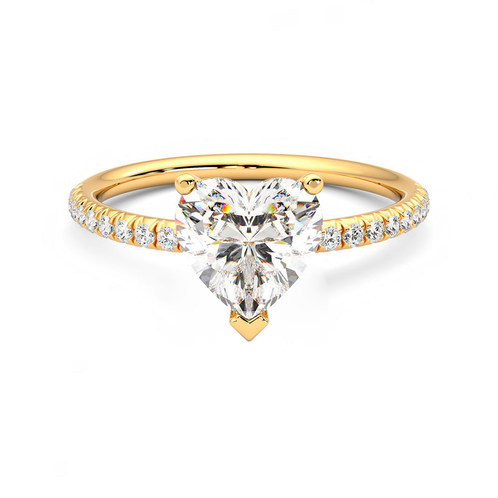 Anillo Brilliant Pavé Diamante y Oro 18k