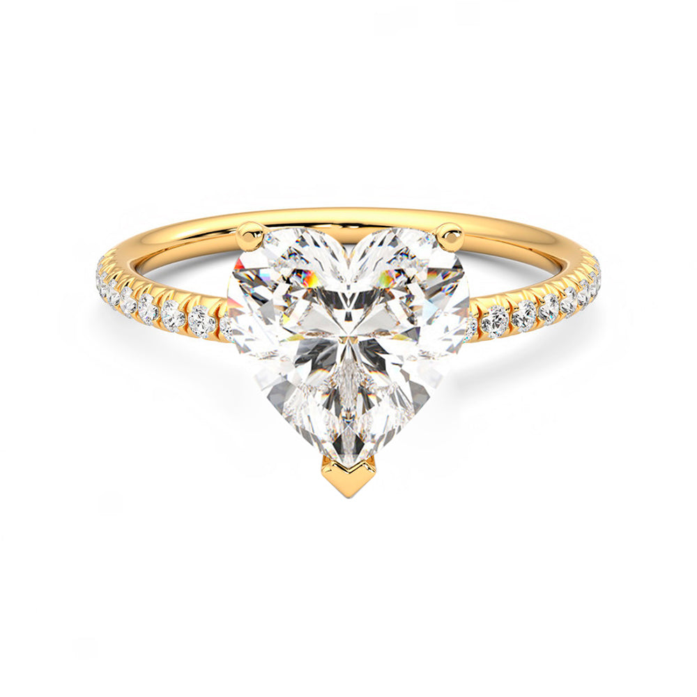 Anillo Radiance Pavé Diamante y Oro 18k