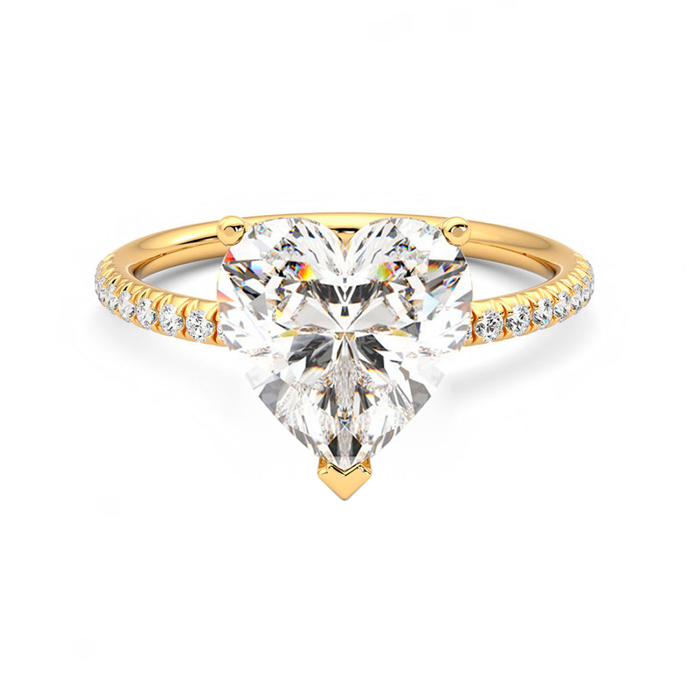 Anillo Radiance Pavé Diamante y Oro 18k