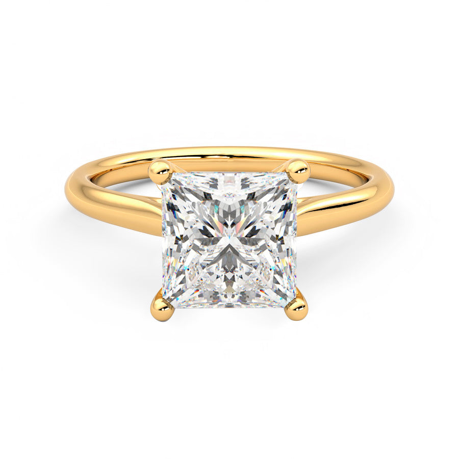 Anillo Eclat Diamante y Oro 18k