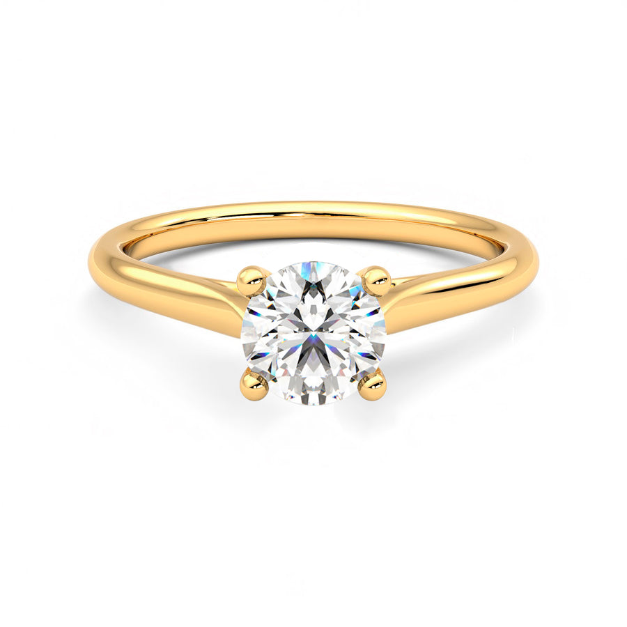 Anillo Eclat Diamante y Oro 18k