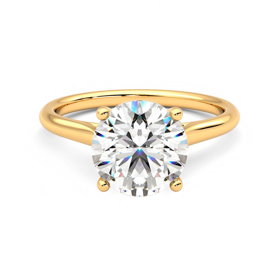 Anillo Princess Diamante y Oro 18k