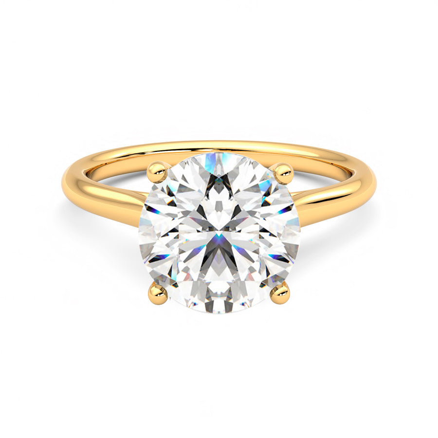 Anillo Eclat Diamante y Oro 18k